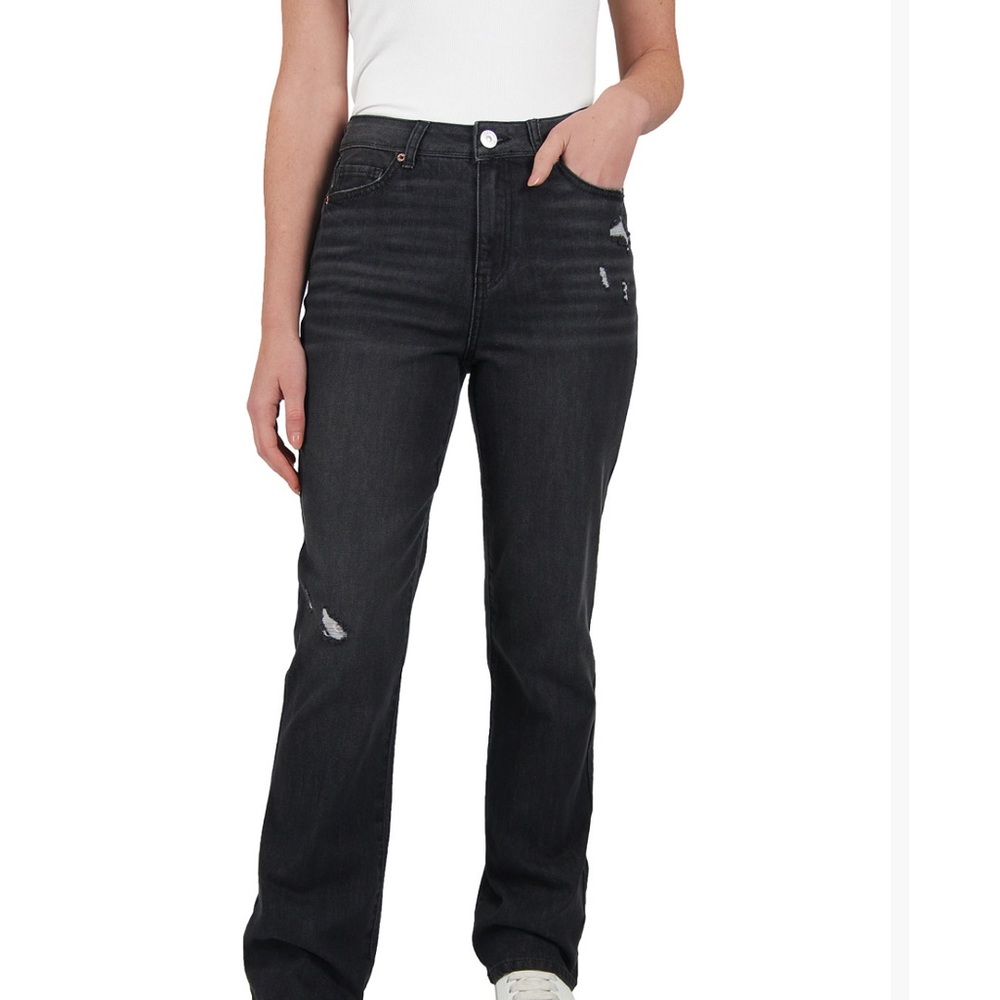 Rewash Women's High Rise Black Jeans